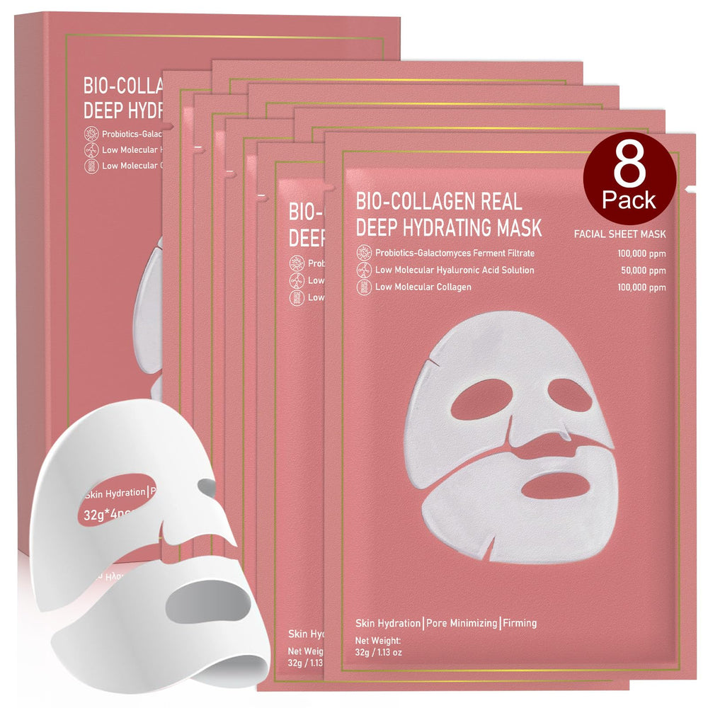 Nityrliv mascarilla colageno bio real, hidratacion nocturna para piel seca y deshidratada.