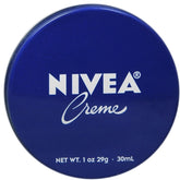 NIVEA Creme en lata de 1 oz para hidratación rápida de piel seca.