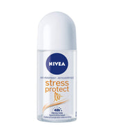 NIVEA desodorante rodillo, protección contra el estrés, 50 ml para uso diario.