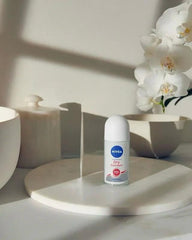 NIVEA Desodorante rodillo seco, formato compacto para viaje diario.