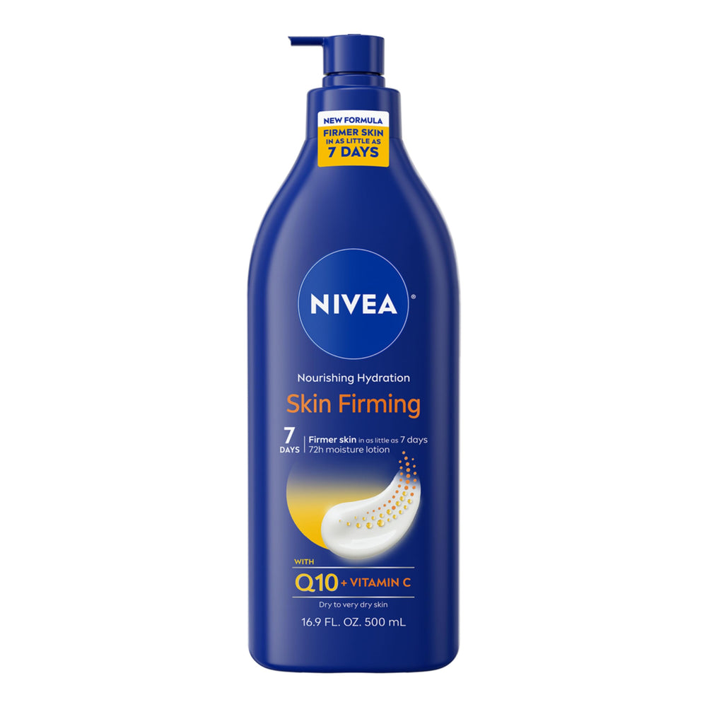 NIVEA Locion cuerpo firmante, botella facil de usar para el cuidado diario