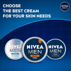 NIVEA Men crema hidratante en tubo de 150 ml, práctico para casa o viaje
