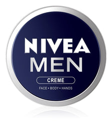 Aplicación suave de NIVEA MEN crema en manos para hidratación diaria