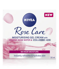 NIVEA Rose textura ligera en crema, aplicación suave que hidrata todo el día