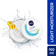 NIVEA Soft crema aroma suave, sensación de piel fresca durante el día.