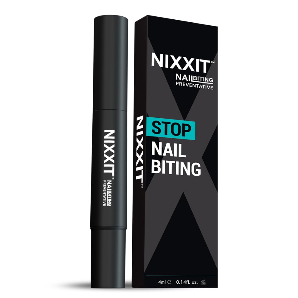 NIXXIT bolígrafo anti morder uñas para uso discreto y efectivo.