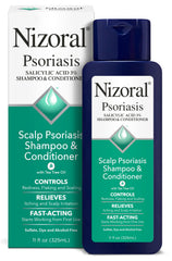 Nizoral Psoriasis: champú en botella con espuma densa para limpieza suave.