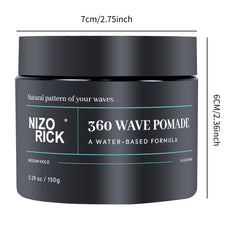 NIZORICK Pomada con textura ligera ofrece definición suave y control cómodo.