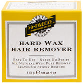 No-Tweeze cera de abeja natural para depilación suave y eficaz.