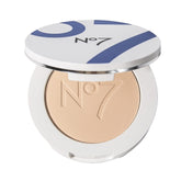 No7 Lift & Luminate polvos compactos fijación para un acabado impecable