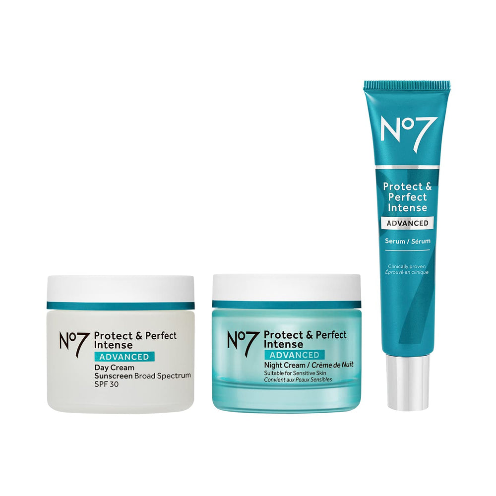 No7 Protect & Perfect crema día SPF30 para protección diurna.