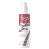 No7 Restore & Renew botella de limpiador de doble acción para desmaquillar y purificar la piel