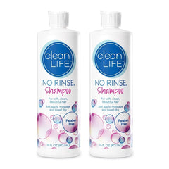No-Rinse Champú sin enjuague: aplicacion en cabello para limpieza rápida