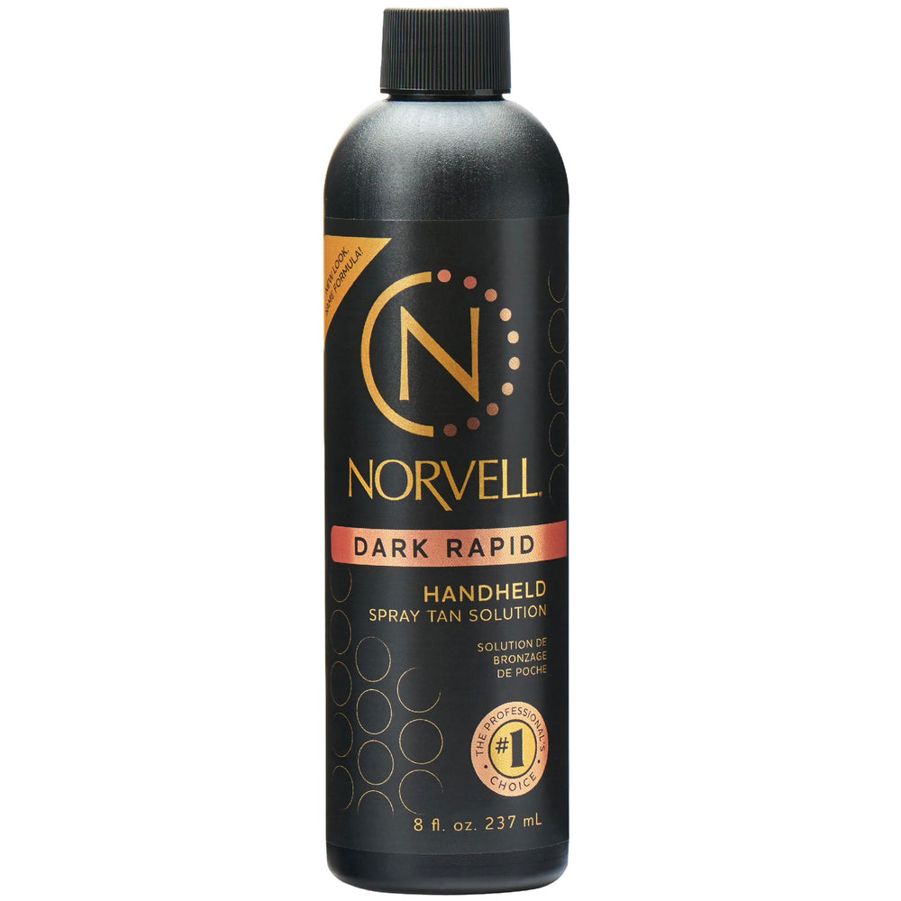 Norvell bronceado en aerosol oscuro y rápido, botella de 8 onzas para bronceado uniforme.