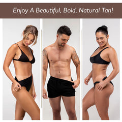 Secado rápido tras aplicar Norvell Premium Spray Tan Dark para un acabado cómodo