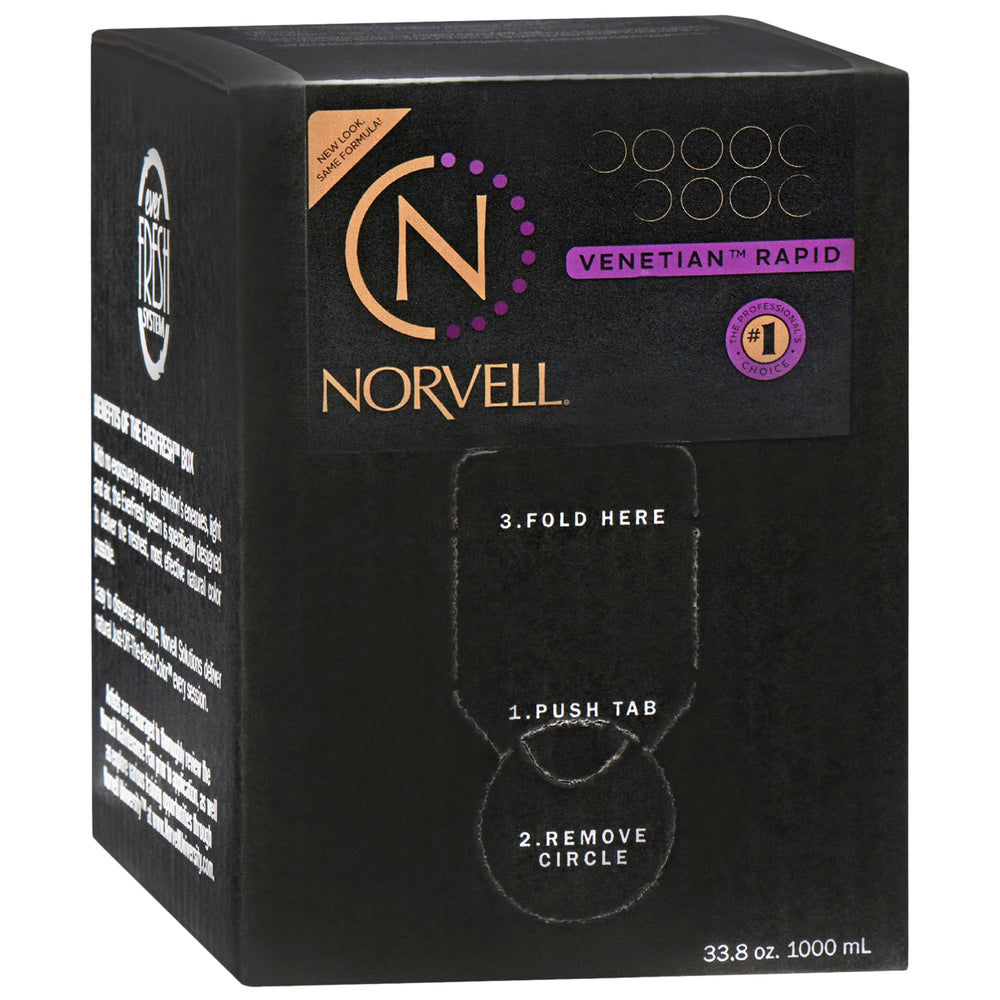 Norvell Venetian One – bouteille spray tan, bronzage rapide et uniforme.