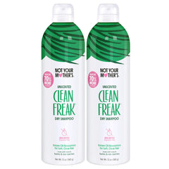 Aplicación en raíces con spray: Not Your Mother's Clean Freak sin aroma refresca al instante.