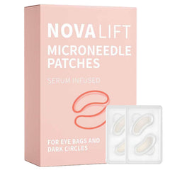 NOVALIFT Micro Eye Patches pack front showing convenient packaging for easy access