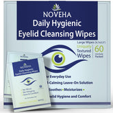 NOVEHA toallitas oculares diarias, higiene suave para ojos irritados