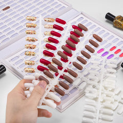 Noverlife carta de colores para comparar esmaltes con facilidad.