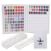 Noverlife muestrario 216 colores de uñas para comparar tonos fácilmente en salón.