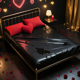 Noverlife protector colchón Valentine’s rojo, ideal para cenas íntimas y masajes.