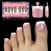 NOVO OVO Francesa: punta de pie, pedicure rápido en casa.