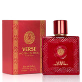 NovoGlow Verse Adonis Red, botella de 100 ml, ideal para uso diario con aroma duradero.