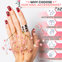 Novsix diseño de cruz para uñas en 3D, arte moderno y llamativo.