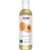 NOW Foods Solutions aceite de albaricoque, botella volcada: hidrata la piel con facilidad