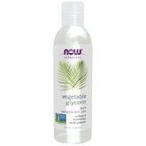 NOW Solutions Glicerina Vegetal en botella clara para hidratación suave diaria