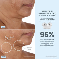 NuFACE Trinity+ Aqua Gel hidrata y facilita la conductividad durante el tratamiento.