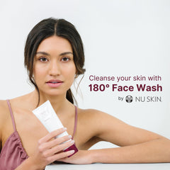 Nu Skin 180°: textura de espuma suave para una limpieza agradable