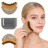 Nuevo cepillo contorno linfático facial para drenaje suave y revitalización de la piel.