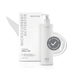 NuFACE Aqua Gel Activator con gel conductor para sesiones de microcorriente en la piel