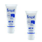 Nufree Finipil Lait bottle close-up for post-wax comfort and protection.