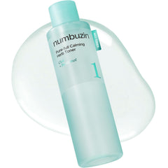 numbuzin no1 tónico en botella transparente para piel calmada