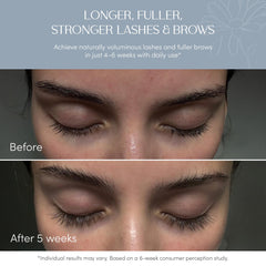 Aplicador de precisión de NUNA Serum para pestañas y cejas sin desorden.