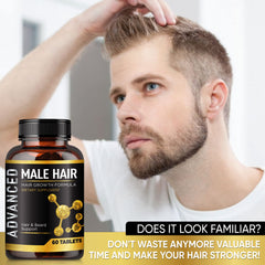 NutraPro Crecimiento Capilar, enfoque en la corona, apoyo al grosor capilar.