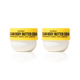 Nutrius crema corporal pack doble, conveniencia para piel suave y nutrida.