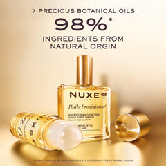 Nuxe Huile Prodigieuse Rodillo brillo para cuerpo, con hidratación suave.