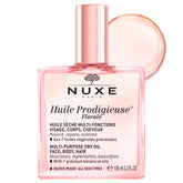 Nuxe Prodigieuse Floral envase en primer plano con brillo suave
