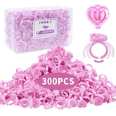 NXJ INFILILA anillos desechables para pestañas con forma de corazón rosa, precisión.</p>