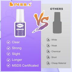 NXJ INFILILA botellas portátiles de 7 ml para retoques en cualquier lugar.