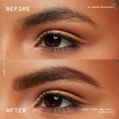 NYX Blade & Shade Brow Pencil dual-edged design enabling hairlike strokes.