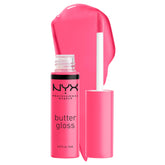 NYX Butter Gloss muestra textura sedosa para labios suaves y sin pegajosidad