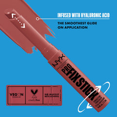 Nyx correcteur-stick Vanille : hydratation 12 heures pour une peau douce.