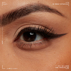 NYX Epic Ink Liner flexible-brush allows smooth, controlled strokes.