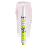 NYX Fat Oil Slick Click, dispensador preciso para labios hidratados.
