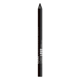 Lápiz delineador Line Loud de NYX, tono Evil Genius negro, delineado preciso y color intenso.
